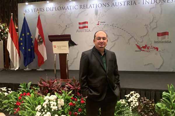 Mr. Lalwani at Austrian National Day in Jakarta